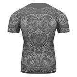 Ravenclaw Harry Potter Long sleeve Compression Training Rash Guard for MMA BJJ Wrestling