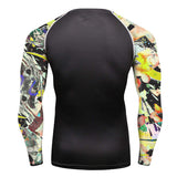 THE BONES SKULL BJJ RASH GUARD FOR MEN