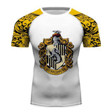 Hufflepuff Harry Potter Short Sleeve Full Printing T-shirt Tight