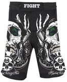 Smoking Skull Cooling No Gi MMA/BJJ Shorts for Men