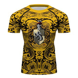 Hufflepuff Harry Potter Long Sleeve Jiu Jitsu Tee Top