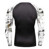 THE BONES SKULL BJJ RASH GUARD FOR MEN