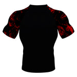 Suger Skull Blue Eyes Moisture Wicking Dry-Fit BJJ Rash Guard