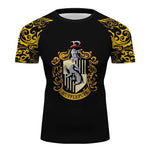 Hufflepuff Harry Potter Short Sleeve Full Printing T-shirt Tight
