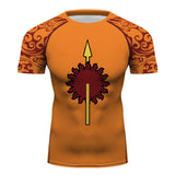 Game of Thrones House Martell Full Printing long Sleeve T-shirt Gym Sport
