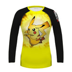 Pikachu Women's BJJ Rash Guard Compression Shirts
