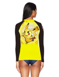 Pikachu Women's BJJ Rash Guard Compression Shirts