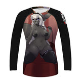 Anime Sexy Jiu Jitsu Women's Rash Guard