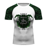 Slytherin Harry Potter Full Printing short Sleeve T-shirt Gym Sport Compression Shirt