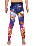 SPACE CAT RIDING PANDA MEN MMA/BJJ SPATS
