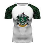 Slytherin Harry Potter Full Printing long Sleeve T-shirt Gym Sport Compression Shirt