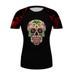 Suger Skull Moisture Wicking Dry-Fit BJJ Rash Guard For Women