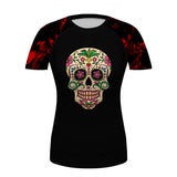 Suger Skull Moisture Wicking Dry-Fit BJJ Rash Guard For Women