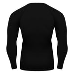 Black  Bones Skull Compression Activewear T-Shirt Gym Top