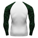 Slytherin Harry Potter Full Printing long Sleeve T-shirt Gym Sport Compression Shirt
