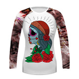 Dead Gypsy Women's Quick Dry Compression Shirts Rash Guard