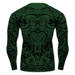 Slytherin Harry Potter Longsleeve Running Baselayer Compression Shirt