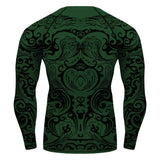 Slytherin Harry Potter Longsleeve Running Baselayer Compression Shirt