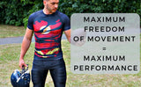 Super Hero Premium Training Sport Shorts For Running Fitness