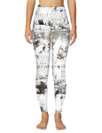 Serpentine Pattern Yoga Fitness Sport Leggings 