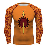 Game of Thrones House Martell Full Printing long Sleeve T-shirt Gym Sport