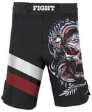 Silver Dragon Mask Samurai Premium MMA/BJJ Shorts 