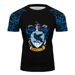 Ravenclaw Harry Potter short sleeve Compression Sports Fitness Shirt