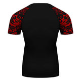 Game of Thrones House Targaryen Short Sleeve MMA BJJ Fitness Running Cycling Use Tee