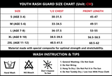 Wolf Big Face Youth Kids Dry-Fit Trainning Shirt Performance BJJ Rash Guard