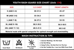 Tiger King Youth Boys Kids Girls UV/Sun Protection Short Sleeve BJJ Rash Guard