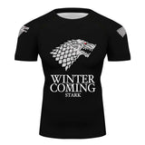 Game of Thrones Stark Ayrrn Lannister Greyjoy Bolton shirt long sleeve rashguar men Fitness Top