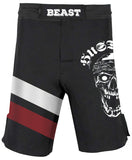 Skull Bandana Open Mouth Printed Boxing UFC Fight Shorts