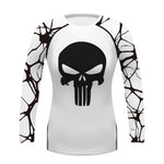 THE BONES SKULL BJJ RASH GUARD FOR WOMEN