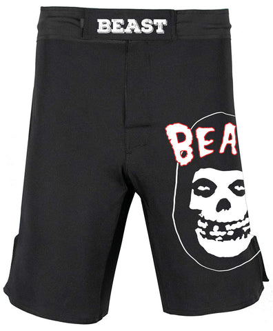 Beast Skull Premium No Gi MMA/BJJ Shorts for Men