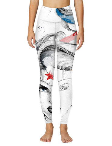 Comics Wonder Woman BJJ SPATS For Women Yoga Pants Leggings