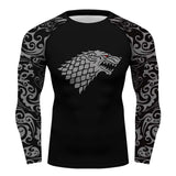 Game of Thrones House Stark The Wolf short sleeves Cool Dry Workout Shirt