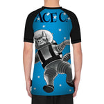 Space Cat Kids Rash Guard Boys Girls Outdoor Performance Shirt