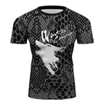 Game of Thrones House Stark Winter Is Coming snakeskin T-shirt Gym Sport