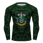 Slytherin Harry Potter Longsleeve Running Baselayer Compression Shirt