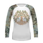 Tree of Life Women's Moisture Wicking Fitness Sports Fitness Shirt for Yoga Running Jiu Jitsu