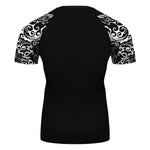 Game of Thrones Stark Short Sleeve Rash Guard Compression Shirt - BJJ, MMA