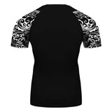 Game of Thrones Stark Short Sleeve Rash Guard Compression Shirt - BJJ, MMA