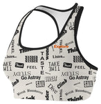 Explore Letter Personality TRAINING PRO WOMEN SPORTS BRA