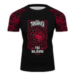 Game of Thrones House Targaryen Short Sleeve Tee Shirt for Cyling Casual Tshirt Tops
