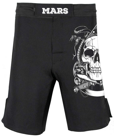 Skull & Crossbones MMA BJJ Fight Shorts
