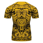 Hufflepuff Harry Potter Long Sleeve Jiu Jitsu Tee Top