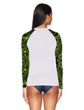 Sugar Skull Women's Long Sleeve UV Protection Activewear Sports Shirts Rash Guard