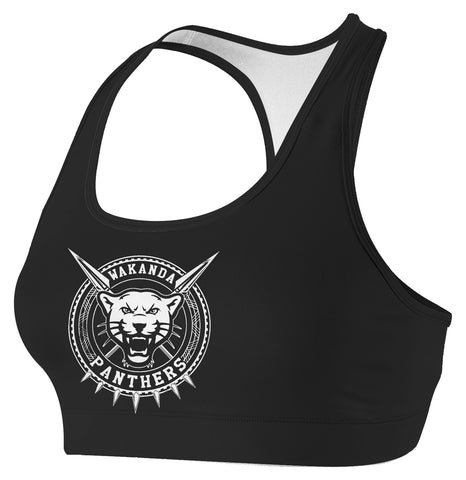 Wakanda Panthers TRAINING PRO WOMEN SPORTS BRA