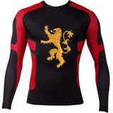 Game of Thrones House Lannister  Compression Shirt - BJJ, MMA, Muay Thai