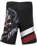 Silver Dragon Mask Samurai Premium MMA/BJJ Shorts 